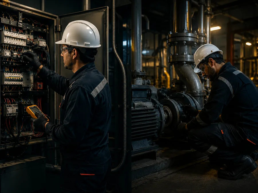 Mantenimiento eléctrico y equipos rotativos